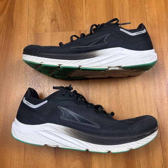 Altra Rivera 3 Men’s Running Shoes Black Green Size 9 US Zero Drop Neutral - Picture 5 of 8